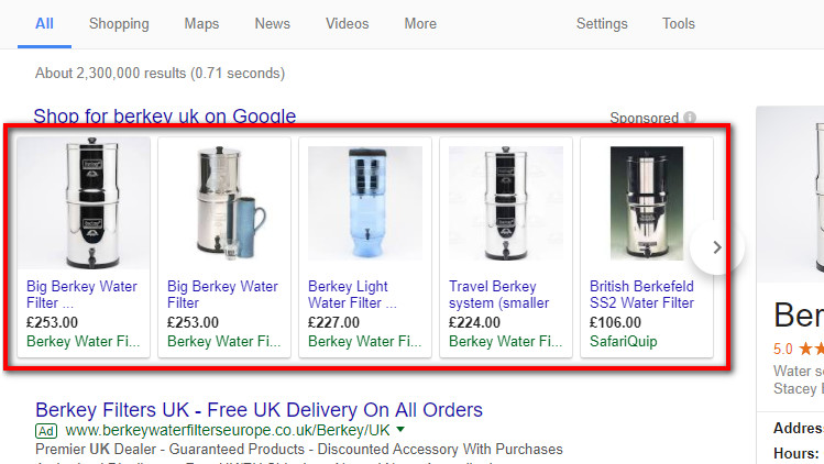 google shopping